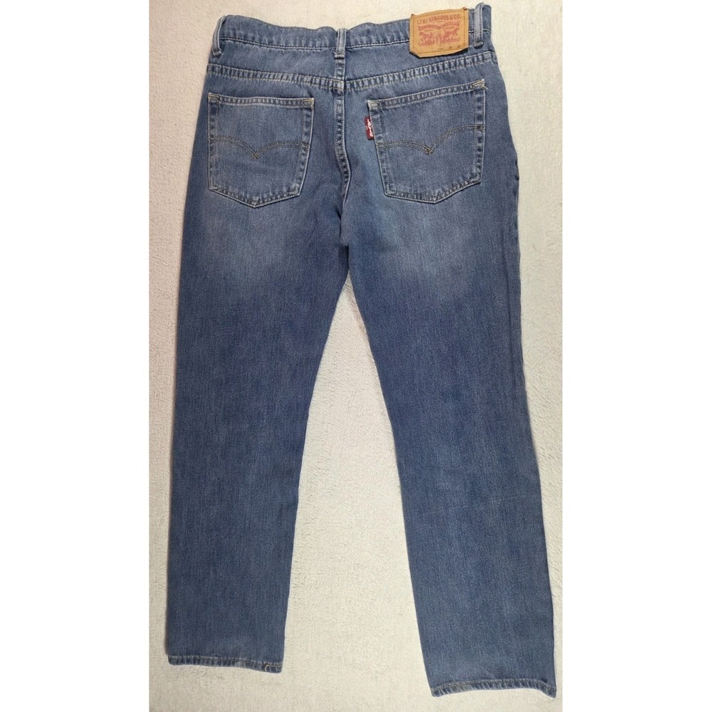 Levi's 502 Regular Taper Jeans Women's 29x29 Women 18 Medium Wash Mid Rise Denim - Picture 5 of 8